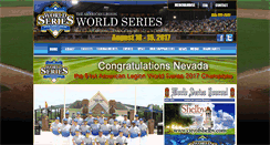 Desktop Screenshot of americanlegionworldseries.com